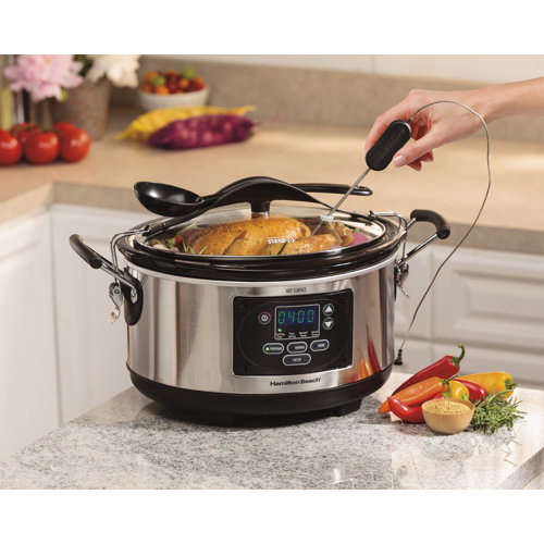 Hamilton Beach 6Qt. Stay or Go Set and Programmable Slow Cooker